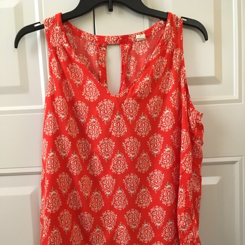 Orange tank top